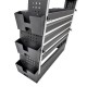 Fahrzeugeinrichtung Transporter - Einbauschrank für Lieferwagen - Kastenwagen 127 x 33 x 120 cm