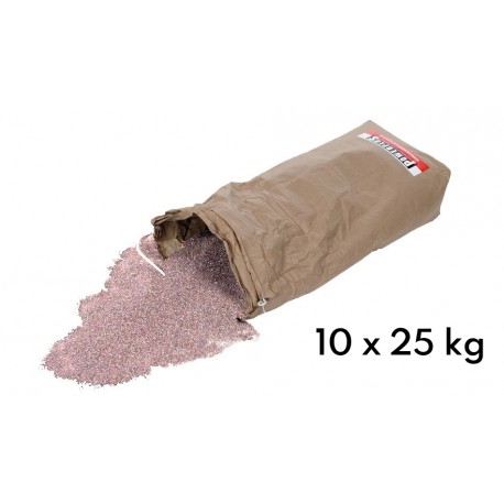 Universelles Strahlmittel - Strahlmittel für Stahl, Beton, Fassade,  0,1 - 0,6 mm. 25 kg. Verpackung