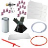 Ersatzteil Set II für Strahlkabine PP-T 0140 - Sandstrahlkabinen Zubehör Set