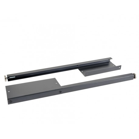 Werkzeugschrank Set - 68 cm Wandlänge, 7 Schubladen, Hängeschrank & Werkzeuglochwand - Mattschwarz - 68x61x200 cm