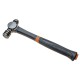 Profi Kugelhammer 450 g, englische Form, mit Fiberglasstiel.